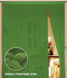 Fadenvorhang 150 cm x 300 cm (BxH) gr�n