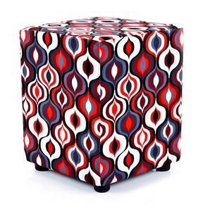 Sitzw�rfel rot koralle exclusiv von Kaikoon 