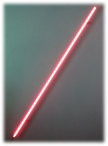 10003 LED Rail-10-Light Design 1m x 8 x 12 mm Leuchte 9W 499Lm Rot