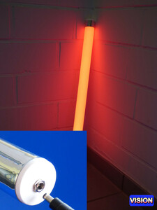 1837 LED VISION Stab 4 Zonen 12 V 0,63 m Dimmbar mit Fernbedienung Rot