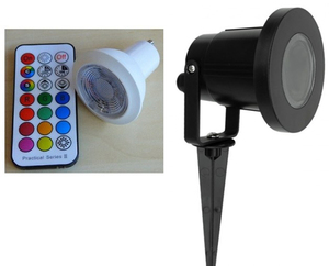 2235 Gartenspot LED RGB+CCT Strahler + Fernbedienung + Timer