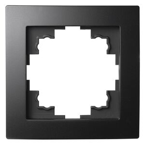 2503 Levina Rahmen 1er schwarz 81*81mm f�r Schalter Sereien Eins�tze
