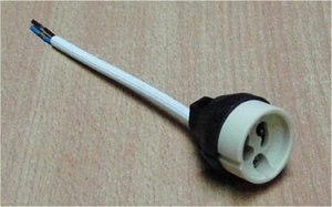 3853 Fassung Keramik GU-10 Kabel ca. 180 mm 20-er Pack