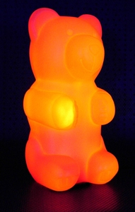 3945 LED Leuchte Nikki Br 12 Volt orange Hhe 31cm