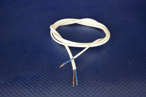 4943 Kabelzuschnitt 1,55 m 0,5 m�  weiss 3-er Pack 