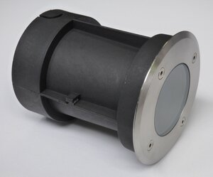 1392 Bodeneinbaustrahler befahrbar rund starr  110 mm Edelstahl GU-10