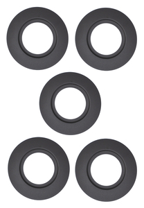 5672 Ausgleichsblende 130mm 5er Set schwarz matt