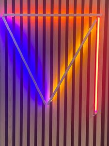 1470 LED ALU Slim 3x1,25m direkt-indirektes Licht Netzteil Warm Wei