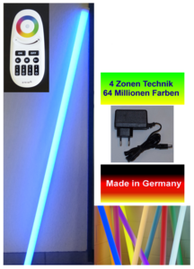 5837 LED VISION Rund 38mm 12V 1,53m 4-Zonen RGB+KaltWei+Fernbed.