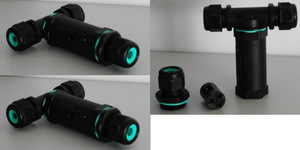 6298 Kabelverbinder T-Stck 3-pol. Norm IP-68  30 mm 3-er Pack 