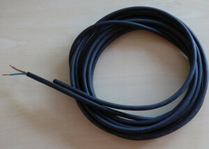 6914 Gabionen Leuchte Kabelring 5m H05RR-F 2x0,75mm� f�r Isolierte Ger�te 