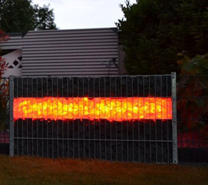 7347 Gabionen Leuchte LED 360 Grad 1,20m RGB TouchCont. 