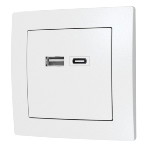 7448 Einsatz USB-Lade Dose 2-fach 5 Volt  mit zusammen 3,44 Ampere