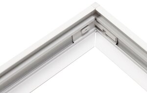 8002 Aufbau Rahmen ALU Wei� f�r LED Panele Leuchte 300 x 1200mm 