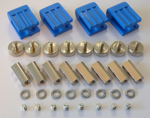 1700 Lampen Halter blau fr Stift Sockel LED Lampen im 4-er Satz