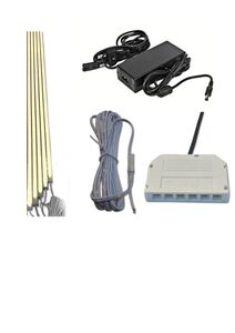 1718 LED ALU Slim 4x1,00m direkt-indirektes Licht Netzteil Warm Wei�