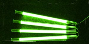 9264 LED Stab Leuchte QLS 4 x 10 Watt Leuchtst�be a 65 cm gr�n 