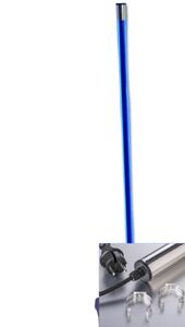 9671 LED Leuchtstab Kunststoff-R�hre 22Watt 153cm IP44 Au�en Blau