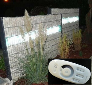 9201 Gabionen Leuchte LED CCT=Kalt Wei� bis Warm Wei� 0,45 +Fernbedienung 