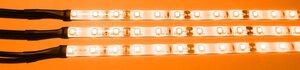 4042 LED Regal Beleuchtung 3 x 0,75 m inklusive Netzteil Lichtfarbe Orange 