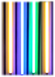 2025 LED IC-Digital Akustik Paneele ALU Hoch Leuchte RGB 4x1m APP