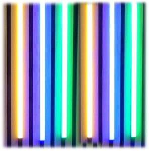 2030 LED IC-Digital ALU Hoch Leuchte RGB Akustik-Paneele 1x1,5m App St