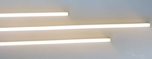 2134 LED ALU Leuchte f. Paneele 18mm Abstand 3x50cm Netzteile KaltWei�