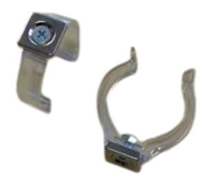 2219 Acryl Klammer 2er Satz 38 mm verschraubte Magnete f�r Leuchtst�be