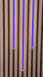 2271 LED ALU Leuchte f Paneele 18mm Abstand 3x100cm Netzteile BLAU