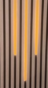 2272 LED ALU Leuchte f Paneele 18mm Abstand 3x100cm Netzteile ORANGE