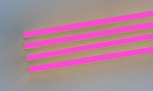 2392 LED ALU Leuchte f Paneele 18mm Abstand 4x100cm Netzteile PINK