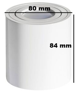 241 LED Aufbau Decken Leuchte Crono weiss 86x84mm IP20