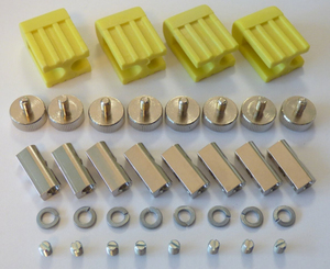 26 Lampen Halter gelb f�r Stift Sockel LED Lampen im 4-er Satz