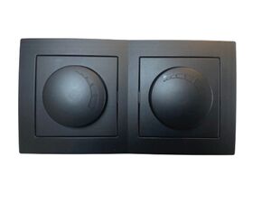 2719 Levina sw/sw 2er Dimmer f�r elektronische Verbraucher