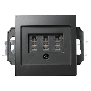 2806 Einsatz schwarz TAE-NFN Telefon Dose