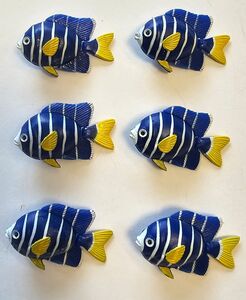 3214 Fische 6er Pack Clown Fisch klein Mehrfarbig