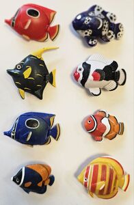 3419 Fische 8er Pack Wassers�ulen / DEKO diverse Farben