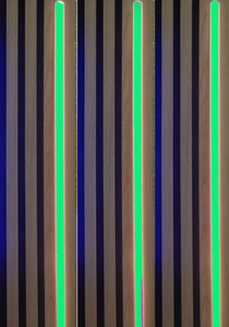 3548 LED Leuchte KS-wei� 4x50cm m. Fernbedienung Gr�n