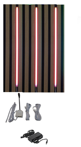 3566 LED Leuchte KS-wei� 5x50cm m. Fernb.  Rot