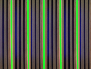 3572 LED Leuchte KS-wei� 5x50cm m. Fernb. Gr�n