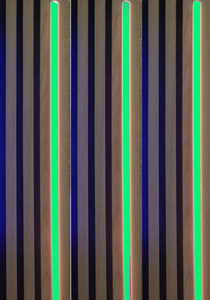 3638 LED Leuchte KS-wei� 3x100cm m. Fernb. Gr�n