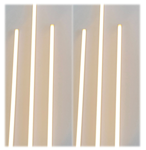 3651 LED Paneele Leuchte Warm Wei�-Kalt Wei� KS-wei� 5x100cm+ Fernb.