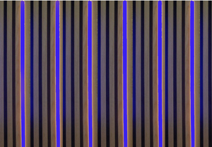 3668 LED Leuchte KS-wei� 6x50cm m. Fernb. BLAU