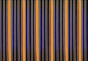 3671 LED Leuchte KS-wei� 6x50cm m. Fernb. Orange