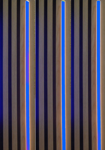 3677 LED Leuchte KS-wei� 3x100cm m. Fernb. Blau