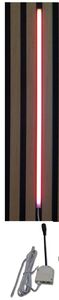 3768 LED Einzel Leuchte mit Kunststoff Schiene wei� 50cm Farbe Rot