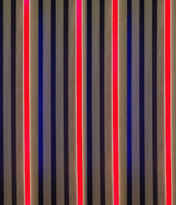 3788 LED Leuchte Kunststoff Schiene-schwarz 4x50cm Netzteil ROT