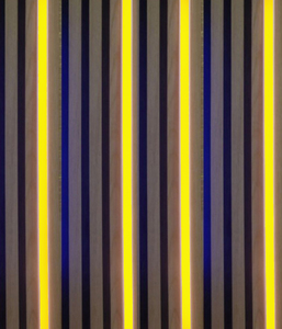 3789 LED Leuchte Kunststoff Schiene-schwarz 4x50cm Netzteil GELB