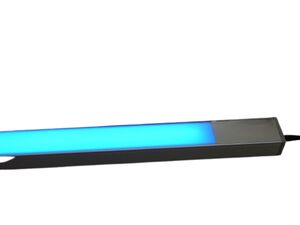 4020 LED ALU 1,5m Leuchte 43x30mm inklusive Netztel Lichtfarbe Gr�n