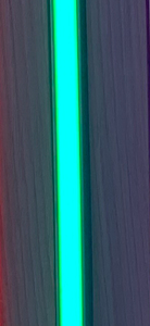 4080 LED Leuchte ALU Schiene Slim 50cm matt Gr�n inkl. Netzteil